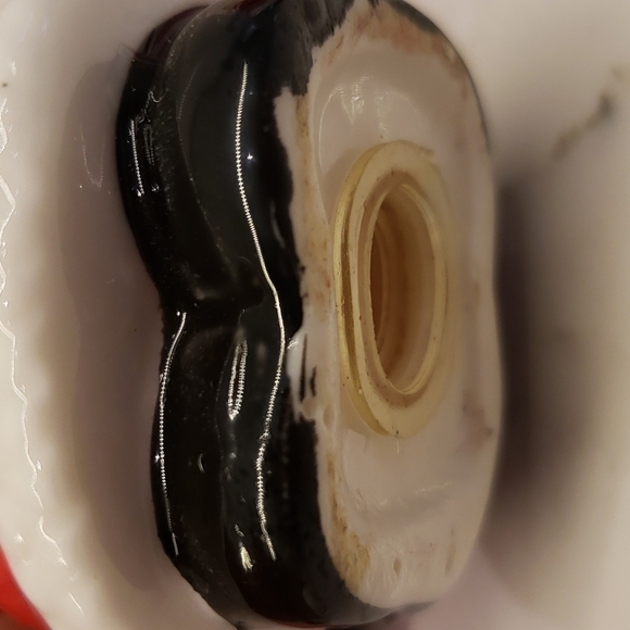 VINTAGE Salt and Pepper Shaker ceramic Santa Clause 3.25"tall Christmas Decor - Picture 8 of 11